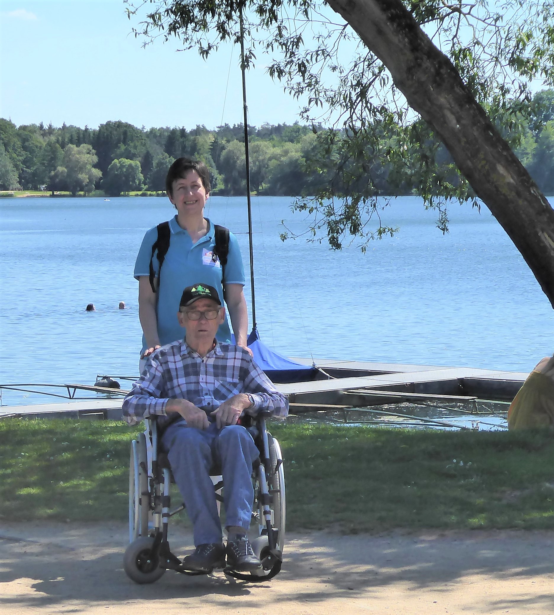 Christine und Rudi am Baggersee Schweinfurt. bearb. jpg